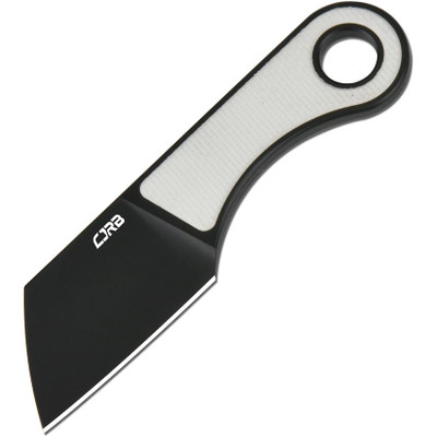 CJRB Chip Fixed Blade White G10 Handle Cleaver Knife