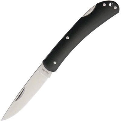 Rough Rider Lockback Black Aluminum Handle Folding Knife