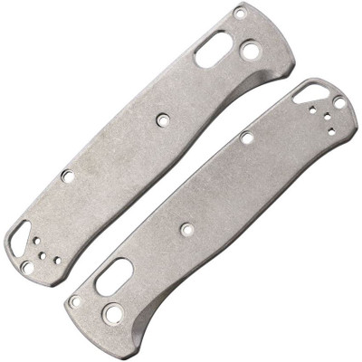 August Engineering Titanium Handle Scales for Bugout 535