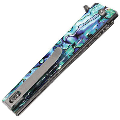 ElitEdge Linerlock Damascus Steel Folding Knife