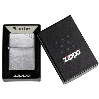 Zippo Brushed Chrome Classic Windproof Lighter