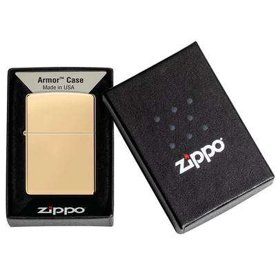 Zippo Armor Classic High Polish Brass Windproof Lighter