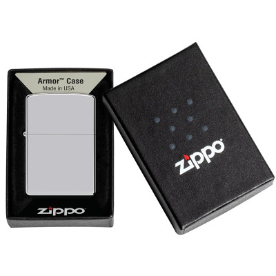 Zippo Armor High Polish Chrome Windproof Lighter