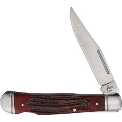 Roper Knives Red Bone Lockback Trapper Knife