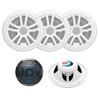 Boss Audio MG250W.64 Marine Stereo and Speaker Kit