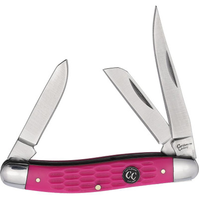 Cattleman's Stockman Pink Delrin Pocket Knife