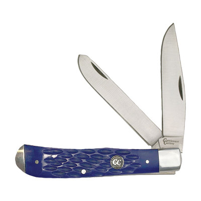 Cattleman's Signature Blue Trapper Pocket Knife