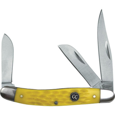 Cattleman's Signature Yellow Stockman Pocket Knife