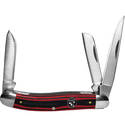 Cattleman's Cowhand Red G10 Stockman Pocket Knife