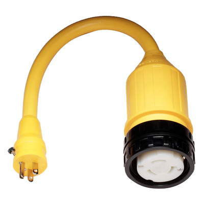Marinco 115A 50A to 15A Shore Power Pigtail Adapter