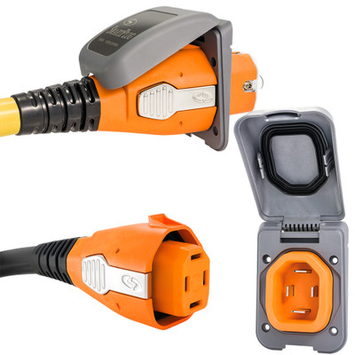 SmartPlug 50 Amp Grey Inlet and Connector Combo