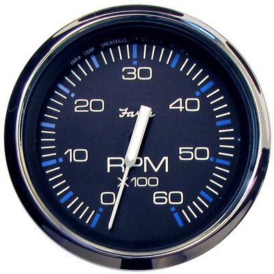 Faria Beede Chesapeake Black 6000 RPM Tachometer