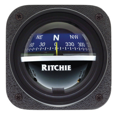 Ritchie V-537B Explorer Blue Dial Bulkhead Mount Compass