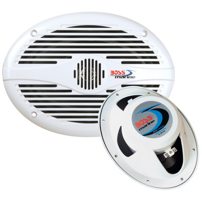 Boss MR690 6" x 9" White Marine Speakers