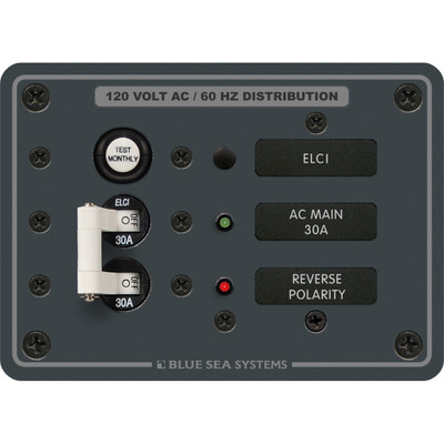 Blue Sea 8100 ELCI GFCI Main Breaker Panel