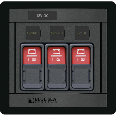 Blue Sea 1148 Remote Control Panel - 3 Switches