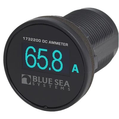 Blue Sea 1732200 Blue Mini OLED Waterproof Ammeter