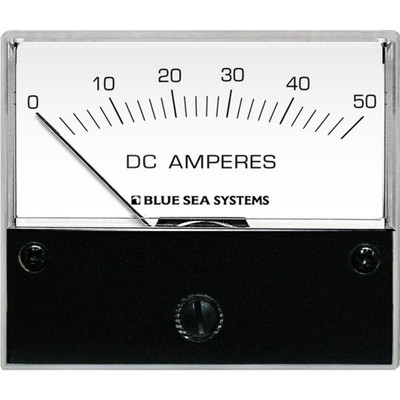 Blue Sea 8022 DC Analog Ammeter - 0-50A Range