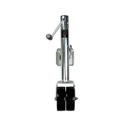 Powerwinch Utility 1,500 lb Zinc Double-Wheel Trailer Jack