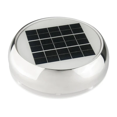 Marinco 3-Inch Day/Night Solar Vent - Stainless