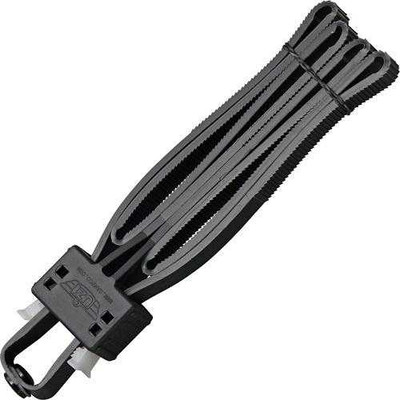UZI Black Disposable Flex Cuffs
