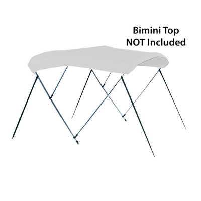 Carver 3-Bow Anodized Aluminum Bimini Top Frame