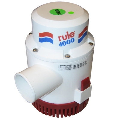 Rule 4000 GPH Non-Automatic 24V Bilge Pump