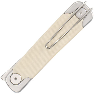 SRM Knives Enso Tan G10 Linerlock Pocket Knife Closed