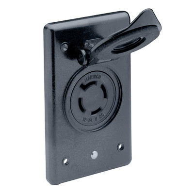 Marinco Flip-Lid 12/24V Shore Power Receptacle
