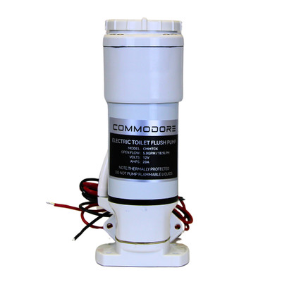 Commodore 12V Manual-to-Electric Toilet Conversion Kit