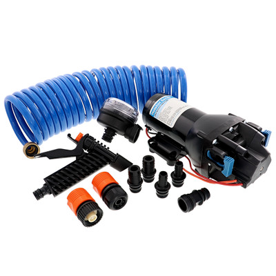 Jabsco HotShot HD4 12V 4-GPM Washdown Pump with Hose