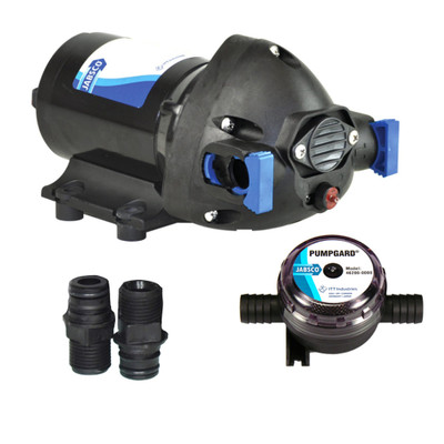 Jabsco Par-Max 12V Shower Drain Pump with Strainer
