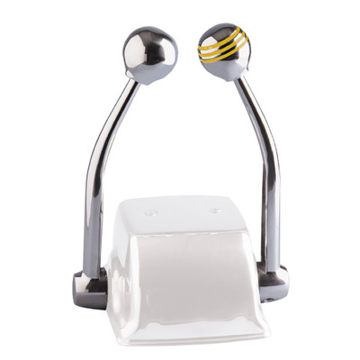 Schmitt Marine Control Arm Set with Gold Throttle Knob