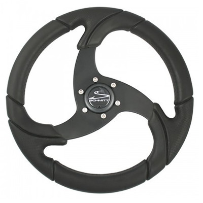 Schmitt Marine Folletto 14.2-Inch Black Polyurethane Wheel