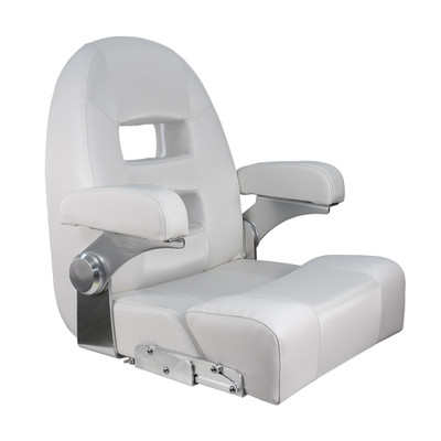 Springfield Center Console Helm Flip-Up White Seat