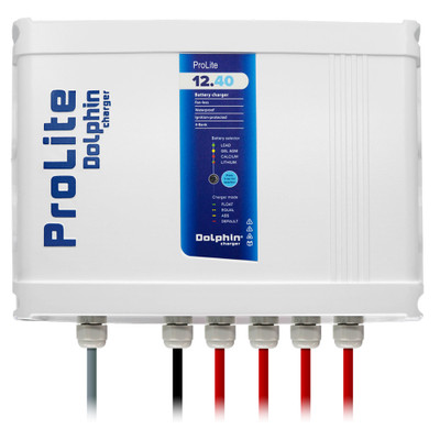 Dolphin ProLite 4-Bank 12V 40A Battery Charger