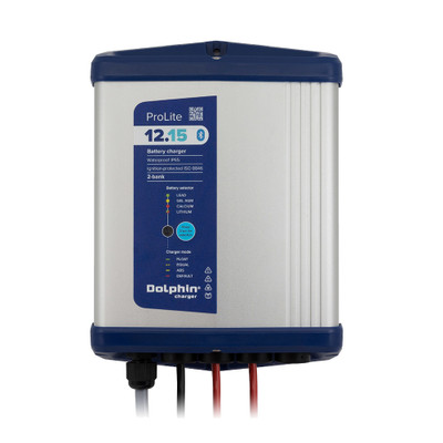Dolphin PROLITE 12V 15A 2-Output Battery Charger
