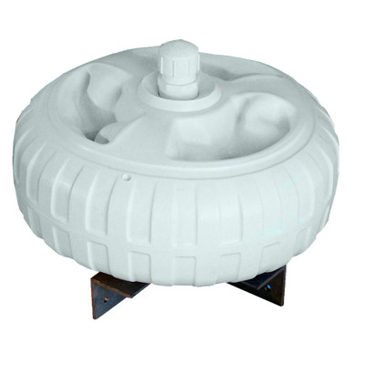 Dock Edge White 18-Inch Inflatable Dock Wheel