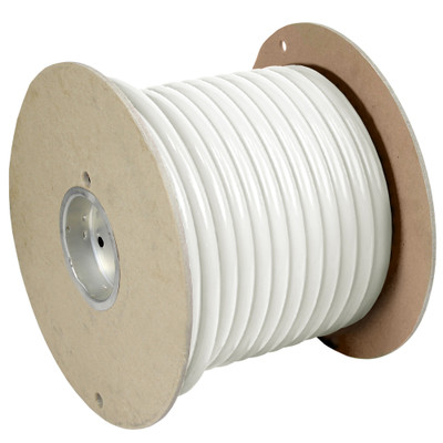 Pacer White 2 AWG Battery Cable, 100-Foot Spool