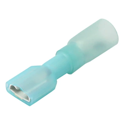 Pacer 16-14 AWG Heat Shrink Female Disconnect, 100-Pack