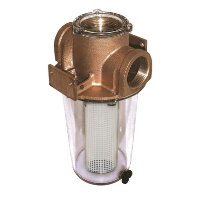 GROCO ARG-1500 1.5-Inch Raw Water Strainer, Plastic Basket