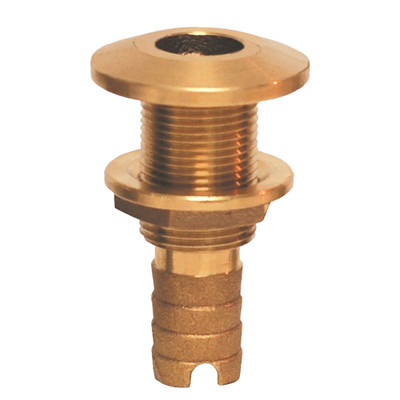 GROCO 2-Inch Bronze Hose Barb Thru-Hull Fitting