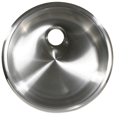 Scandvik Brushed SS Cylindrical Sink, 11.625x5-Inch
