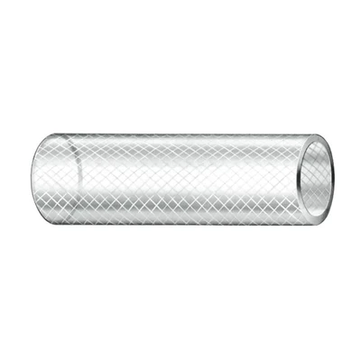 Trident Clear 1-Inch HD Reinforced PVC Hose, 50-Foot