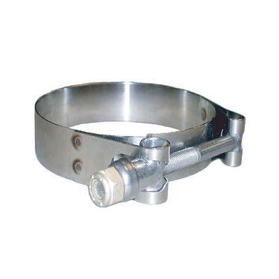 Trident 316 SS T-Bolt Clamp, 1.78-2.09-Inch, 10-Pack