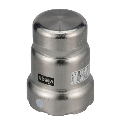 Viega MegaPress 316 1-Inch FKM Stainless Cap