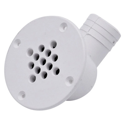 T-H Marine 90-Degree White Cockpit Scupper Drain
