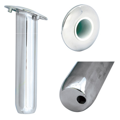 Tigress Blind Mount Round Head Rod Holder, 30-Degree