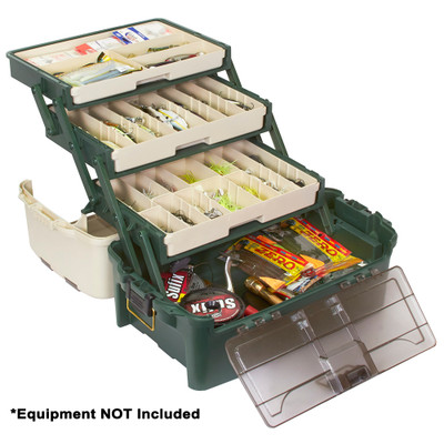 Plano Hybrid Hip 3-Tray Forest Green Tackle Box