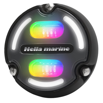 Hella Apelo A2 Black RGB Underwater Light, 3000 Lumens
